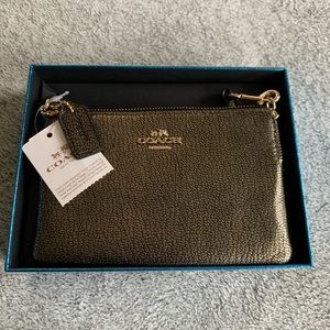 Brand new with tags and box Coach wristlet